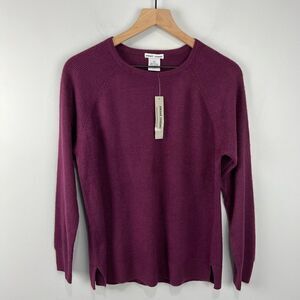 Sweet Romeo Burgundy Long Sleeve Soft Fuzzy Sweater